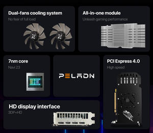 Peladn Nuevo Original AMD Radeon RX <span class=keywords><strong>6600M</strong></span> 8GB GDDR6 Tarjeta gráfica para PC RX <span class=keywords><strong>6600M</strong></span> 8Pin 128Bit Tarjeta gráfica para juegos - Product Image 4