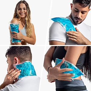 Tốt nhất sản phẩm bán chạy 2024 tùy chỉnh tái sử dụng nhỏ hoặc lớn linh hoạt Túi nước đá nóng lạnh nén trị liệu gel nước đá cho chấn thương - Product Image 5
