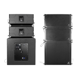 Profesional gran rendimiento al aire libre etapa individual dieciocho Active Line Array sistema de sonido 8 <span class=keywords><strong>Ohm</strong></span> diez pulgadas altavoz al aire libre - Product Image 1