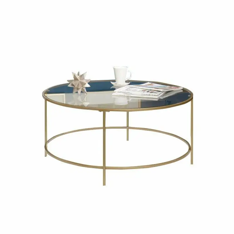 Modernas mesas de centro de cristal, mesa auxiliar de cerezo, sofá tradicional, de madera, a la venta