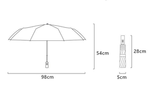 <span class=keywords><strong>Parapluie</strong></span> de pluie <span class=keywords><strong>transparent</strong></span> compact à 3 volets, coupe-vent, 8 baleines, ouverture automatique, avec logo personnalisé OEM, idéal pour les mariages et les cadeaux promotionnels, direct usine - Product Image 5