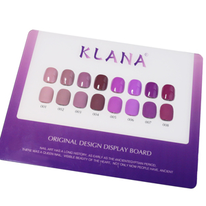 Ensemble de vernis gel KLANA Lilac Lavande Violet, 8 couleurs, haute pigmentation, longue tenue, plus de 28 jours, violet clair, qualité professionnelle de salon - Product Image 5