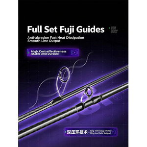 Fuji Fishing Rod - 2-Piece Carbon Saltwater Jigging Rod
