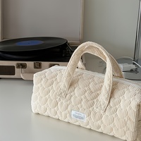 Sac de rangement matelassé en forme de cœur pour vêtements, gain de place, durable, design moderne pour les voyages, la salle de sport et l'usage quotidien