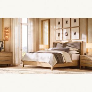 Cama Moderna con Base de Madera Sólida, Tamaño Queen/King, con Almacenamiento, Diseño Clásico Francés, Construcción Duradera para Muebles de Dormitorio - Product Image 2