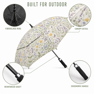 Parapluie de golf en gros 54 60 68 72 pouces, parapluie coupe-vent personnalisé avec logo pour la pluie et le soleil, équipement de pluie robuste pour l'extérieur - Product Image 5