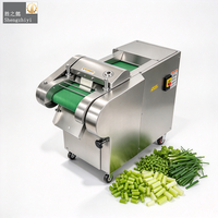 Commerciële moerbeiblad-groentesnijmachine, commerciële machine voor het verwerken van ingelegde groenten en fruit, bananen snijmachine