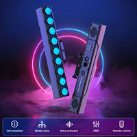 Redsun - Barra de Luces LED RGBW de 36 W y 9 Colores para KTV, Luces de Fiesta, Efecto Estroboscópico para DJ, Navidad, Iglesia, Discoteca, Boda, Bar