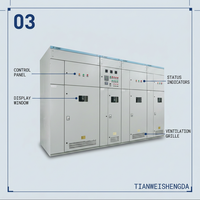 Dispositif de compensation automatique de puissance réactive de type MSC haute tension 6kV/10kV 50/60Hz IP30 pour armoire