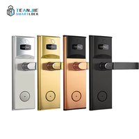 Serrure de porte électronique intelligente en acier inoxydable Wifi, système de serrure de porte avec carte mémoire, carte RFID pour hôtel, pour portes en aluminium