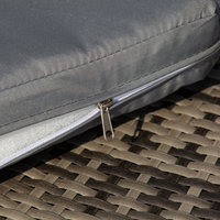Lit de repos de luxe en rotin tressé de haute qualité pour hôtel, avec baldaquin, mobilier de jardin, chaise longue ronde de plage, transats modernes