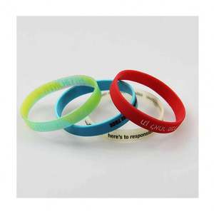 Pulsera de Silicona Ecológica con Logotipo Personalizado, Venta Directa de Fábrica para Publicidad, Envío Gratuito, Sin Pulseras Promocionales - Product Image 1