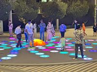 Offre Spéciale Portable rvb dynamique interactif LED piste de danse étanche cercle rond conception pour scène parc Club décorations de mariage