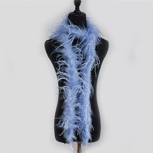 2 capas 2 M 1pce pluma <span class=keywords><strong>de</strong></span> avestruz marabú pluma Boa Diy disfraz <span class=keywords><strong>de</strong></span> Navidad disfraz <span class=keywords><strong>de</strong></span> Halloween accesorios <span class=keywords><strong>de</strong></span> <span class=keywords><strong>carnaval</strong></span> - Product Image 5