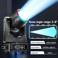 Projecteur à tête mobile 295W, style Sharpy professionnel, éclairage de scène 14R avec effet arc-en-ciel à prismes 8+16+24 pour concert