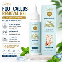 Gel adoucissant pour les callosités des pieds OEM, soin adoucissant en profondeur pour les pieds rugueux, secs et gercés, exfolie les peaux mortes, menthe fraîche rafraîchissante