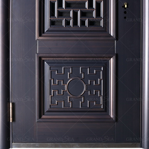 Wholesale Price Black Exterior Steel <strong>Back</strong> <strong>Door</strong> Entrance Panel Security - Product Image 4
