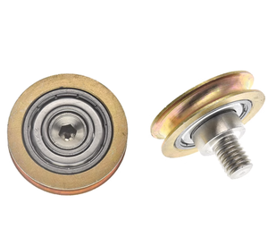 Thép không gỉ mang hình chữ U ròng rọc Con lăn chống gỉ con lăn với ốc vít dây dây trên đường ròng rọc hướng dẫn bánh xe - Product Image 2