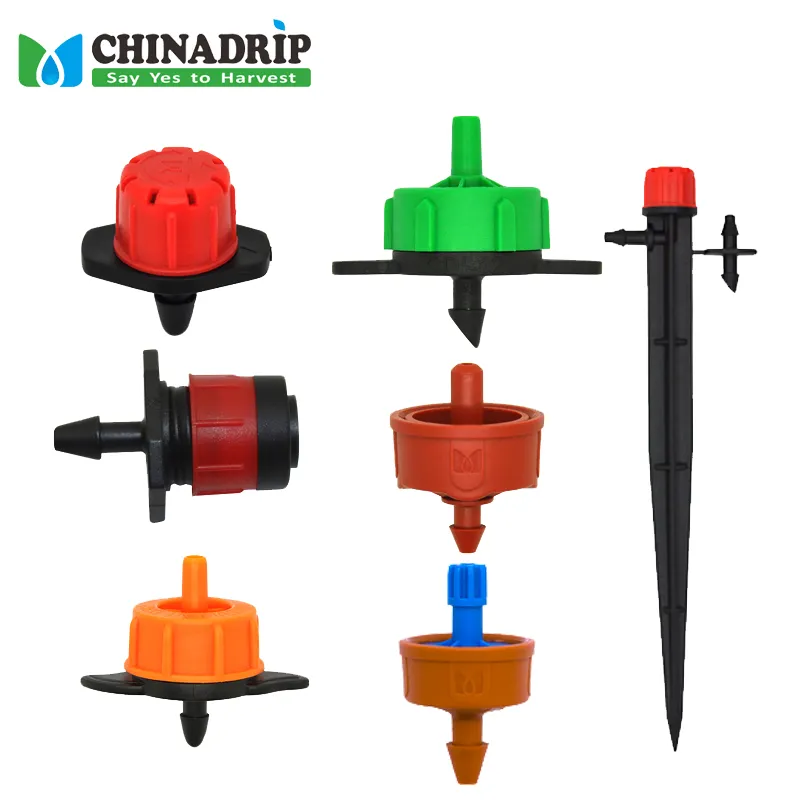 farm irrigation China drip irrigation system adjustable pressure compensated dripper for drip line irrigation