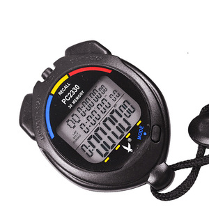 Tianfu PC2330 Electronic Stopwatch 30 Track Three Row LCD Chronograph Multifunctional Timer Unisex - Product Image 2