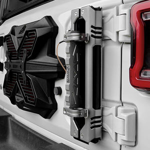 SXMA JL1233 support trois en un argent alliage d'aluminium hayon charnière mât support antenne support pour <span class=keywords><strong>Jeep</strong></span> W rangler JL 18 + - Product Image 1