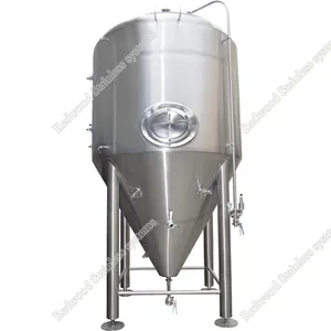 Bira bira fabrikası için 20BBL fermantasyon makinesi gıda sınıfı paslanmaz çelik konik fermentör