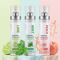Spray buccal naturel en gros à la menthe, pêche et citron pour l'hygiène bucco-dentaire – Ingrédient clé pour une haleine fraîche