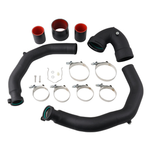 ท่ออลูมิเนียมสำหรับเติมอากาศเย็นแบบ J-Pipe อัพเกรดสำหรับ BMW F80 M3 F82 M4 F87 M2 Comp S55 ปี 2015-2019 รุ่น ICP046-BK - Product Image 1