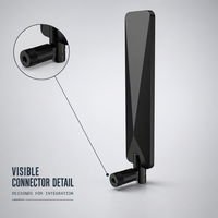 Antenne WiFi 2.4G 5.8G 6.5dBi à gain personnalisé, longueur personnalisée 60cm, fixation par vis