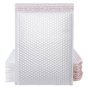 Экологичные Индивидуальные белые Пузырьковые почтовые пакеты с прочным клеем, упаковочные конверты с пузырчатой подкладкой - Product Image 1