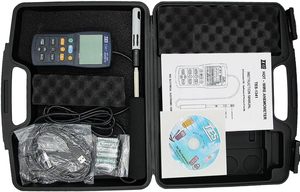 Anemómetro de Hilo Caliente TECPEL Taiwan TES-1341 con Velocidad del Aire de 0.2-20.0 m/s y Medición de Temperatura de 0-50C - Product Image 6