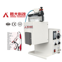Machine de collage à chaud haute vitesse SHENGDA pour chaussures, applicateur de colle pour bordure, distributeur de colle