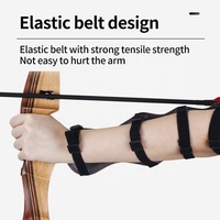 Tir à l'arc bras garde classique composé arc et flèche Nylon matériel bras protecteur chasse réglable 4 sangles élastiques réglables