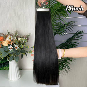 Lot de 12 mèches de cheveux humains 100 % naturels, lisses et raides, super double drawn, 100 g par paquet, vente en gros - Product Image 6