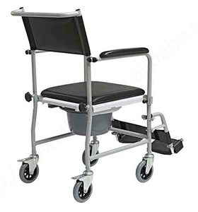 Di động commode ghế cho người cao tuổi tắm ghế chuyển xe lăn phòng tắm ghế cho người tàn tật commode nhà vệ sinh ghế - Product Image 2