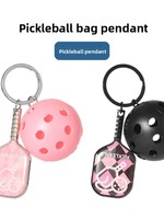 Liontin Raket Pickleball Dewa Perang, Gantungan Kunci Paduan Seng, 26 Lubang, Warna Solid, Tersedia Berbagai Gaya, Hadiah Olahraga Simulasi
