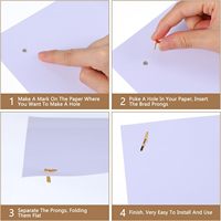 100 mini-clous décoratifs en forme d'étoile dorée 8*10mm pour loisirs créatifs en papier, photos, cartes, albums et projets DIY