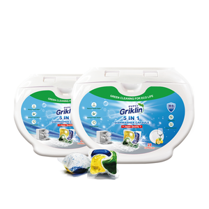 Griklin Cápsulas de Lava-Louças de Alta Qualidade Tudo em Um, Remoção de Manchas de Óleo, Cápsulas Ecológicas para Lava-Louças, Novas Cápsulas de Lava-Louças - Product Image 4