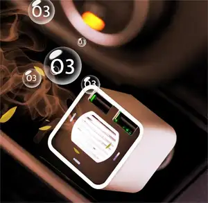 Araba aromaterapi uçucu yağlar için difüzörler Mini USB hava koku küçük nemlendirici araba odası ev ofis yatak odası için değişen