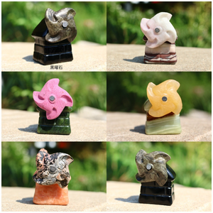 Sculptures <span class=keywords><strong>en</strong></span> cristal de divers matériaux, grande maison <span class=keywords><strong>moulin</strong></span> <span class=keywords><strong>à</strong></span> <span class=keywords><strong>vent</strong></span> <span class=keywords><strong>en</strong></span> cristal, polissage et sculptures - Product Image 6