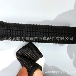Puños para manillar de bicicleta, 7,5 cm, 12 cm, de goma suave, color negro, para bicicletas de montaña - Product Image 4