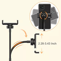 Anneau lumineux de 10 pouces avec support, lumière LED pour selfie, anneau lumineux pour iPhone, trépied, support de téléphone pour la photographie vidéo