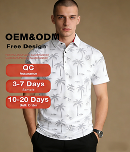 <span class=keywords><strong>Polo</strong></span> en coton coupe classique, T-shirts de créateur pour hommes, Chemises oversize pour hommes, Anti-boulochage, Broderie de logo personnalisée - Product Image 1