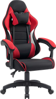 Chaise de Gaming Informatique Pivotante à 360° de Haute Qualité avec Accoudoirs Inclinables à Liaison en Fer, Économique pour Bureau à Domicile, Synthétique Traditionnelle