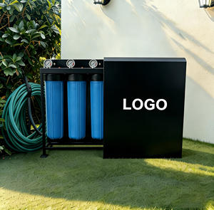 Sistema de Filtro de Agua para Toda <span class=keywords><strong>la</strong></span> Casa BLK-3116 Australia de 4.5'' x 20'' de 3 Etapas con Bomba Personalizada y Tanque de Presión, Venta al por Mayor - Product Image 2