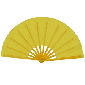 Abanico Plegable Grande para Danza, Kung Fu y Tai Chi, de Plástico y Nylon - Product Image 6