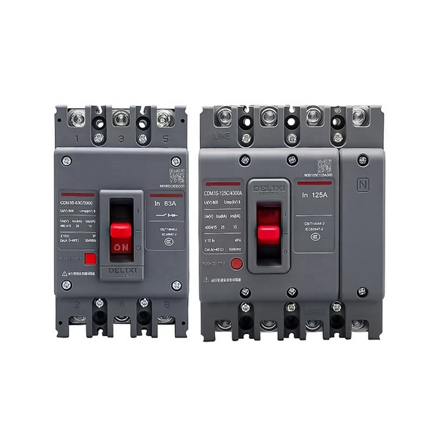 DELIXI Hot Sale MCCB 4P 100A 160A 200A 400A 600A 800A 1000A CDM NewType Circuit Breaker Bonne Qualite 4P Disjoncteur