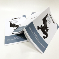 Personnalisé piqûre A5 livret brochure impression échantillon manuel d'instructions