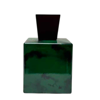 Flacon de parfum de luxe en verre transparent carré de 50 ml de haute qualité avec bouchon pulvérisateur à sertir