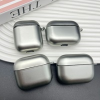 Étui pour écouteurs en TPU souple électroplaqué effet miroir pour Airpods Pro 3 2, coque de protection pour Airpods 5 4 3 avec crochet
